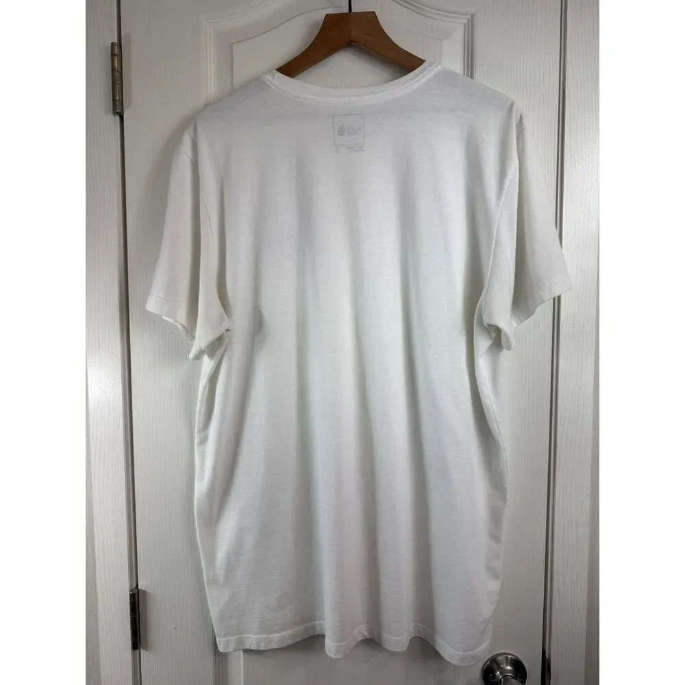 The North Face White Graphic Logo T Shirt Men’s XL Outdoor Casual Tee